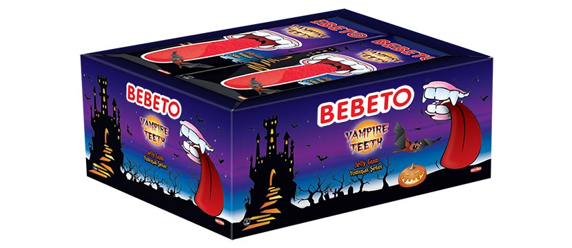 Bebeto Box Denti del Vampiro 25g x 24