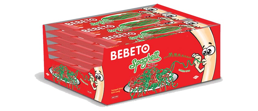 Bebeto Box Spaghetti Fragola e Mela 35g x 24