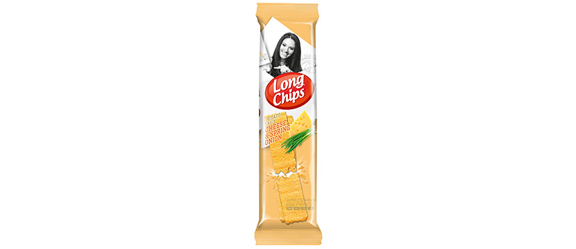 Long Chips Cheese and Spring Onion 75g x 20