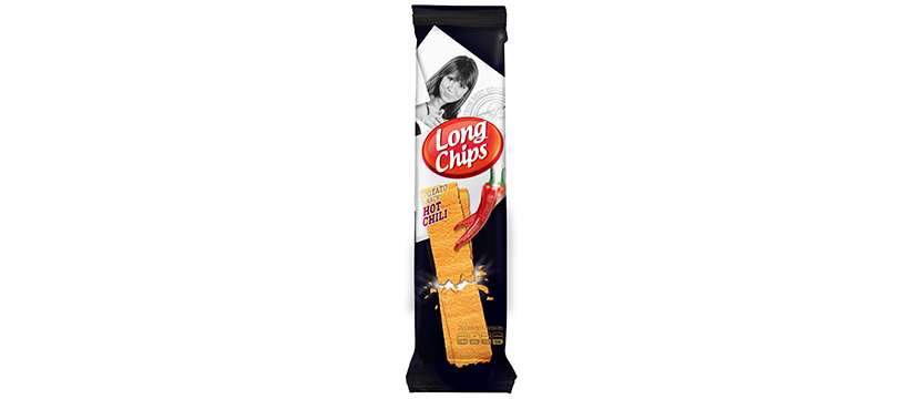 Long Chips Hot Chili 75g x 20